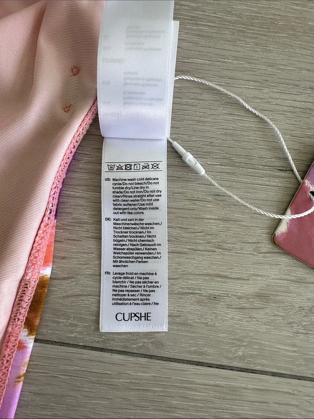 Cupshe JOJO Summer Rhythm Bikini Bottom Multi Size L NWT IN PACKAGE